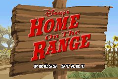 Home on the Range Title Screen